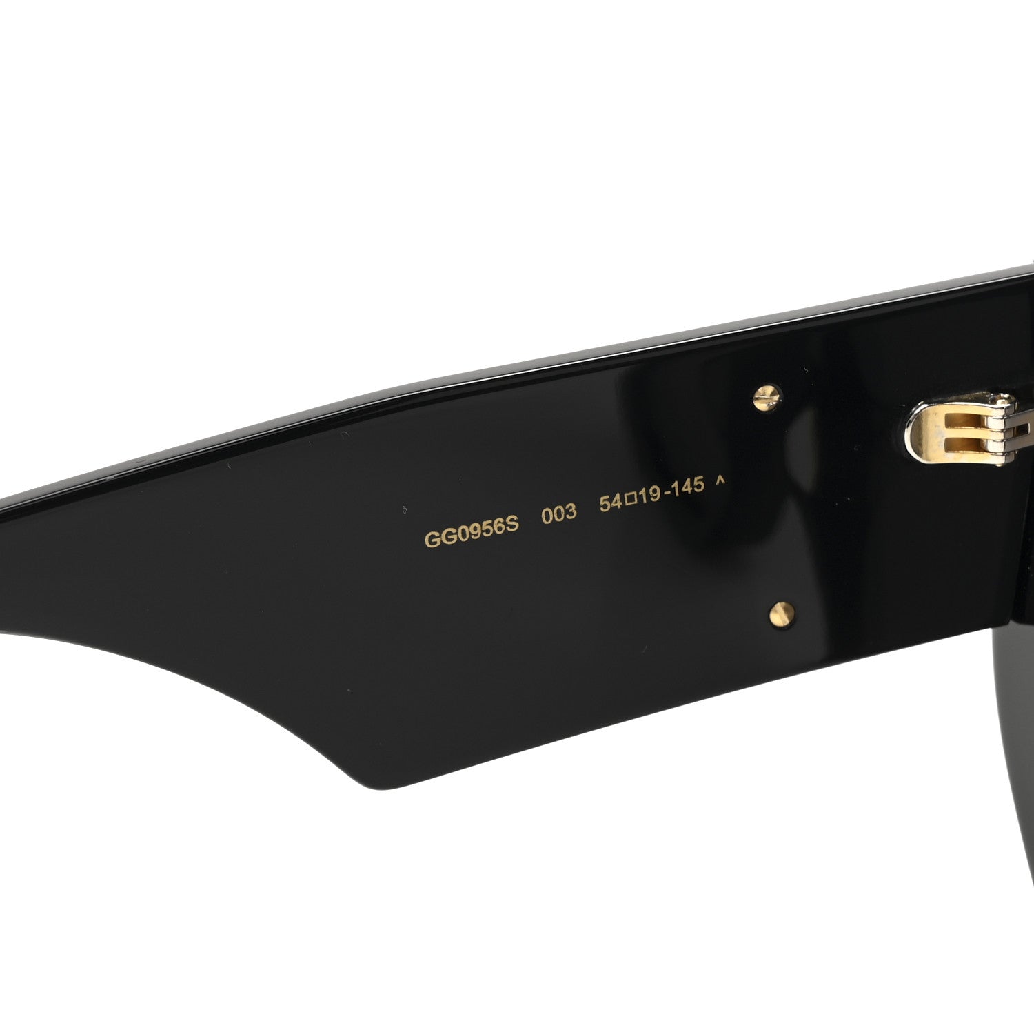 Gucci Acetate Square Frame Sunglasses GG0956S Black 5 of 8