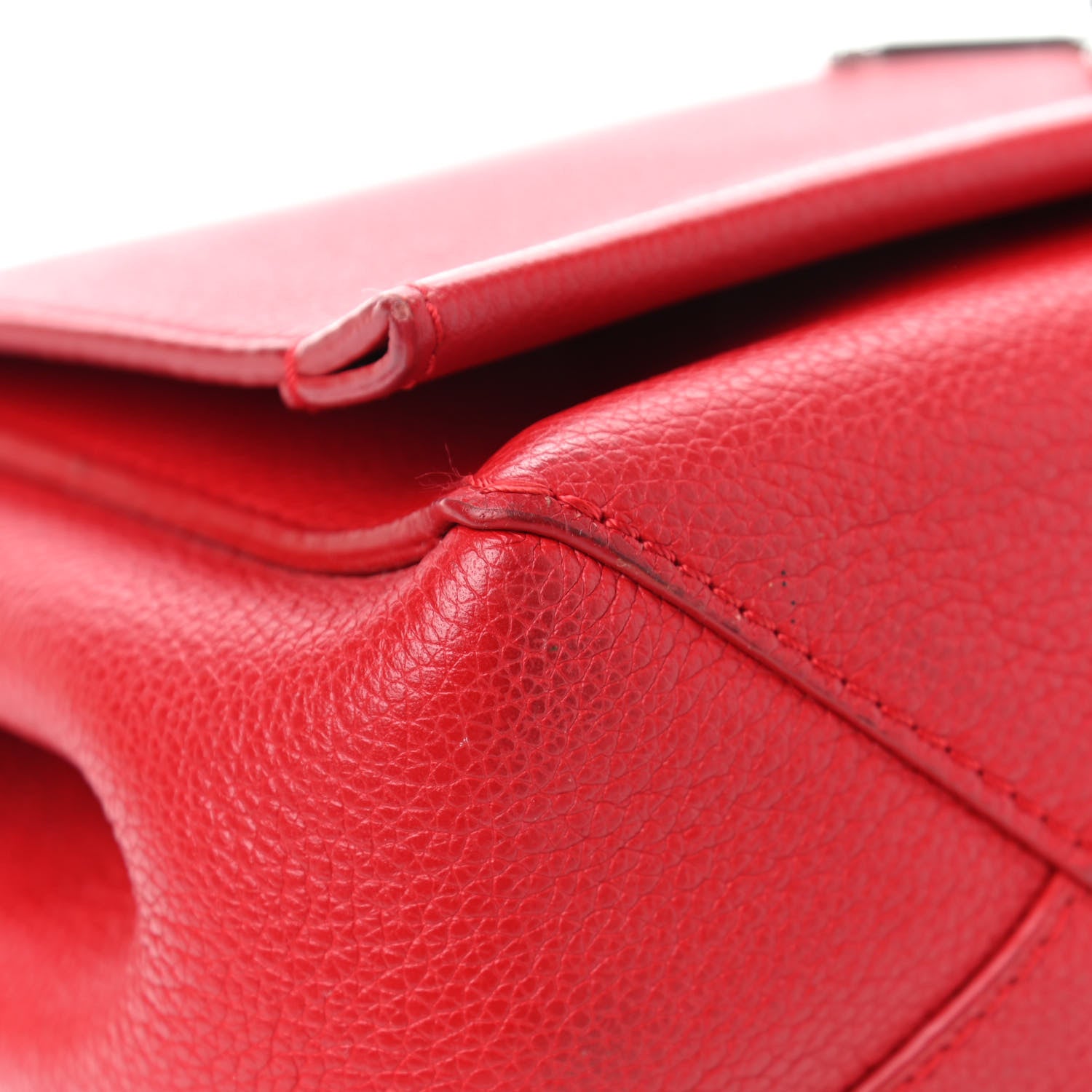 Louis Vuitton Calfskin Lockme II Chain Bag BB Rubis 11 of 14