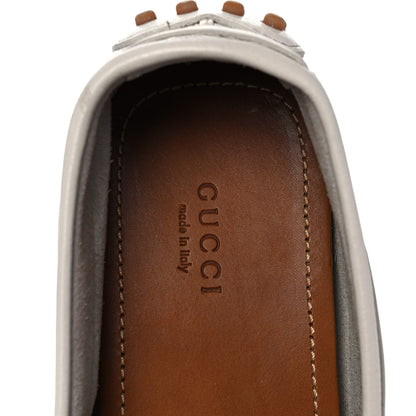 Gucci Calfskin Womens Loafers 39.5 White 7 of 9