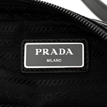 Prada Tessuto Nylon Saffiano Belt Bag Black 6 of 11