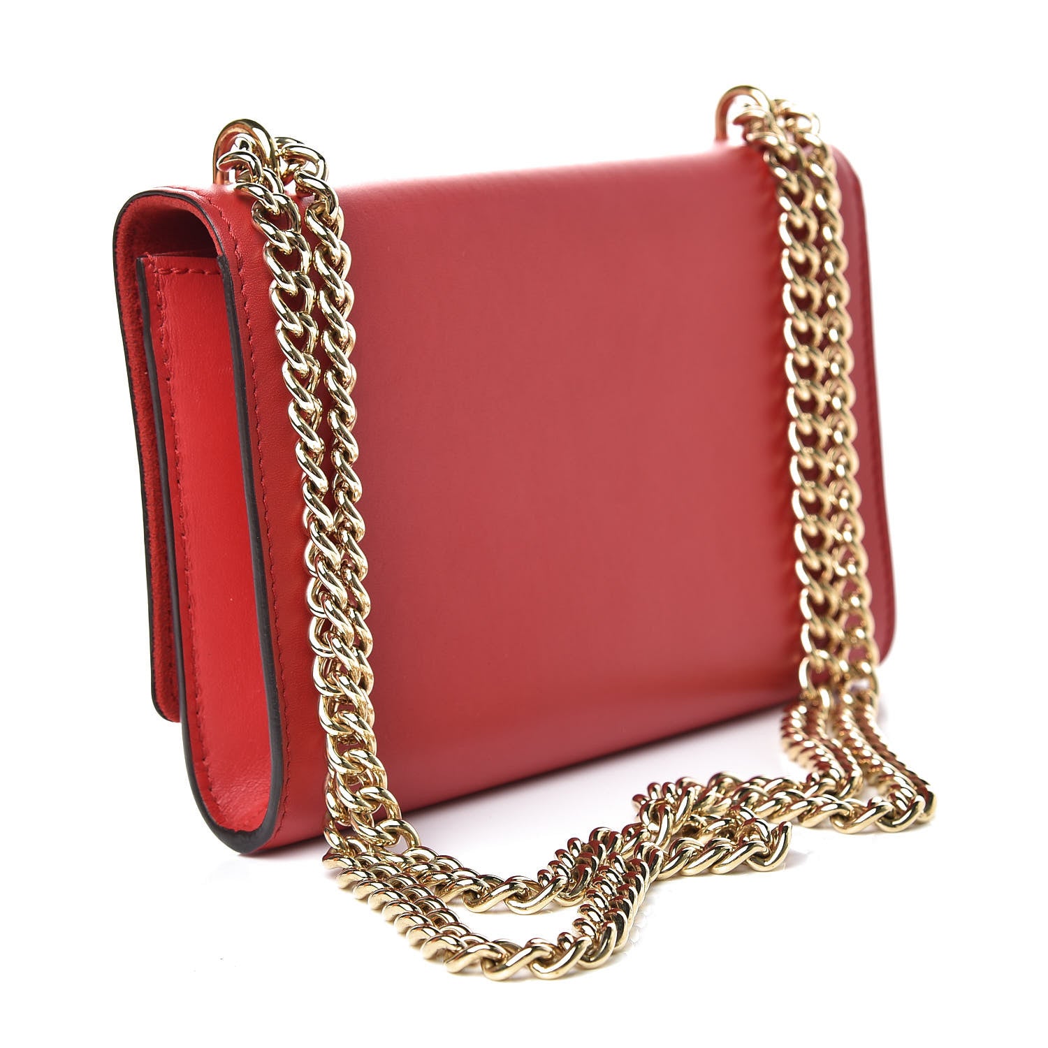 Louis Vuitton Calfskin Chain Louise GM Framboise 3 of 12