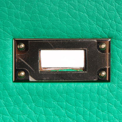 Hermes Taurillon Clemence Kelly Retourne 35 Menthe 22 of 24