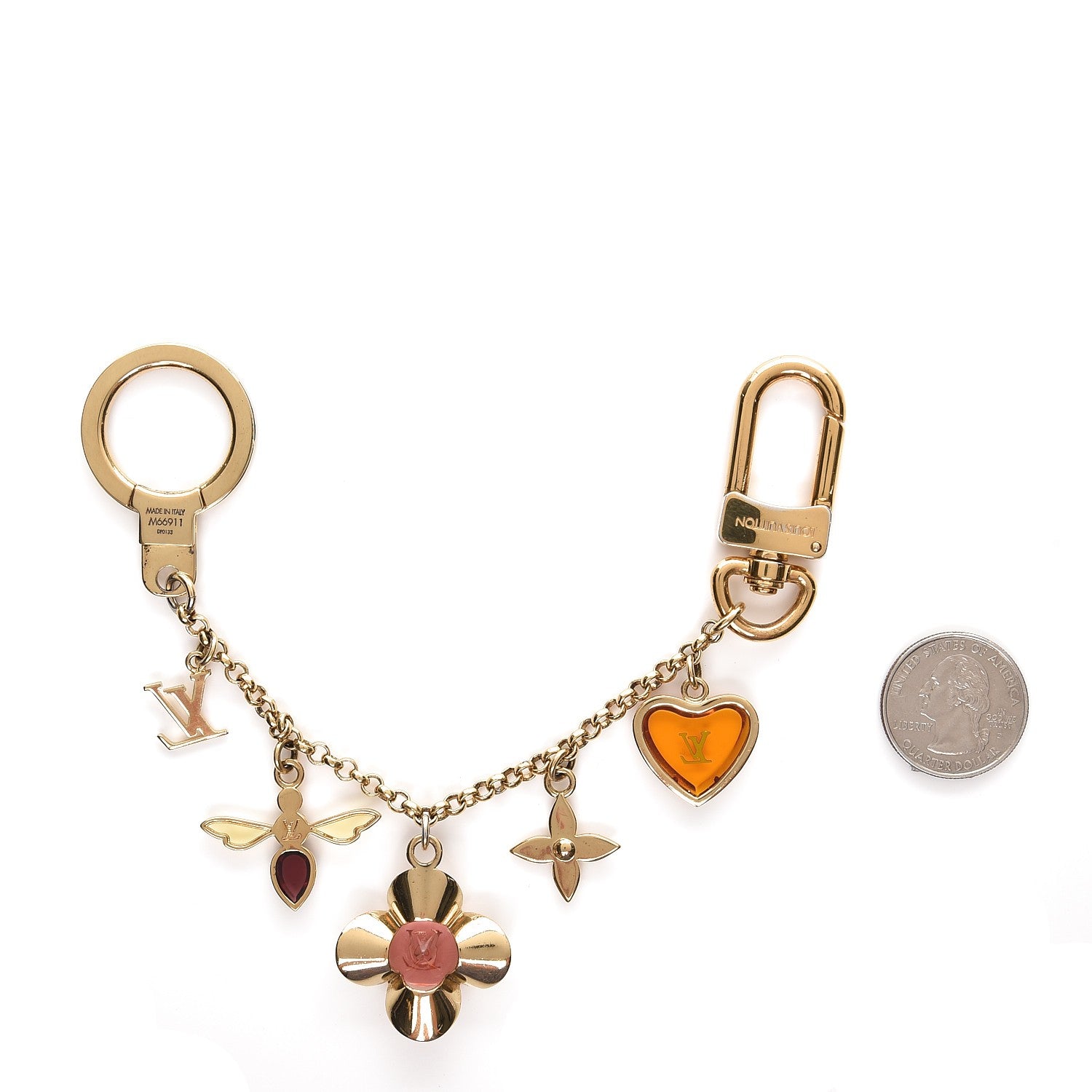 Louis Vuitton Bee Flower Chain Key Charm 2 of 3