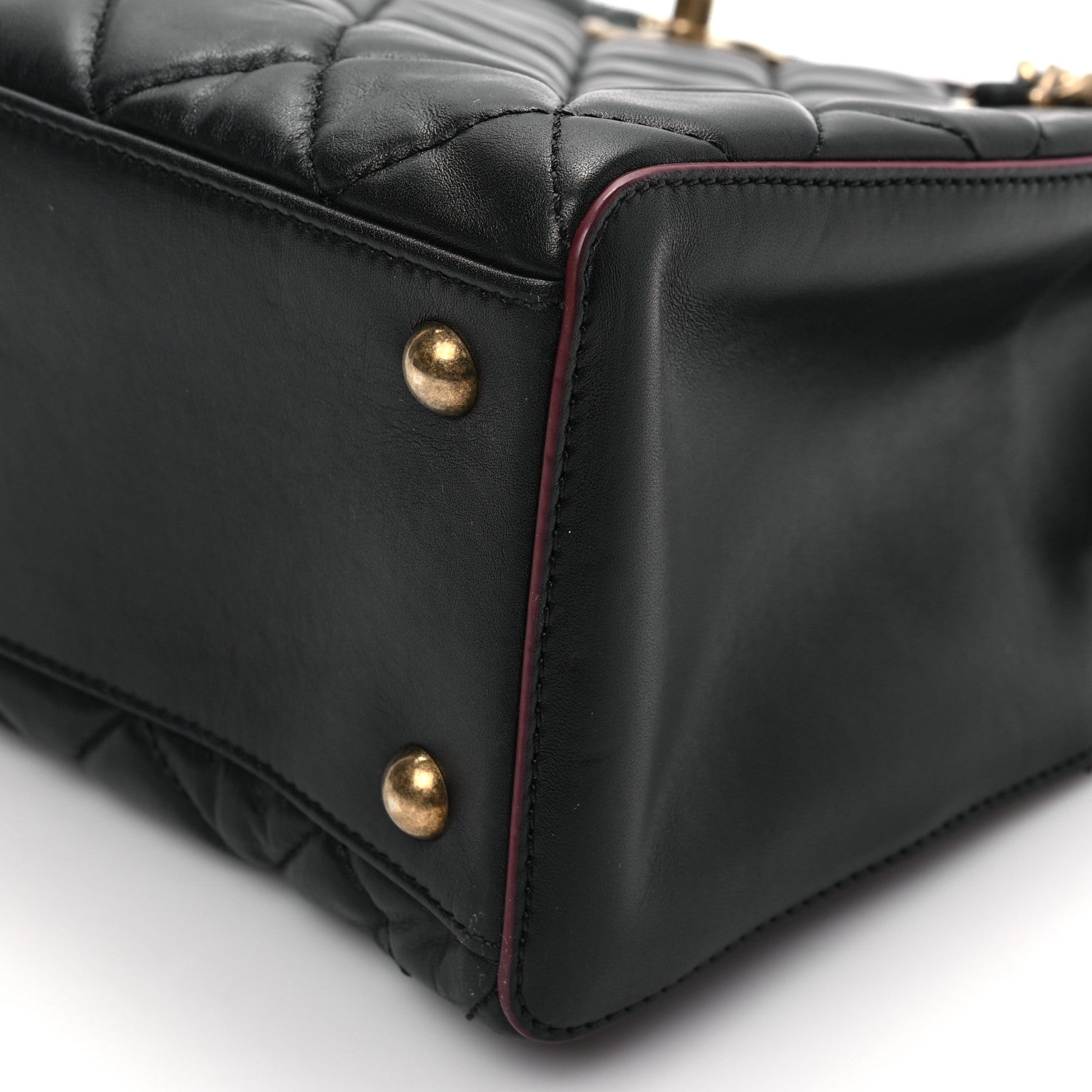 Chanel Calfskin Quilted Perfect Edge Tote Black 9 of 9