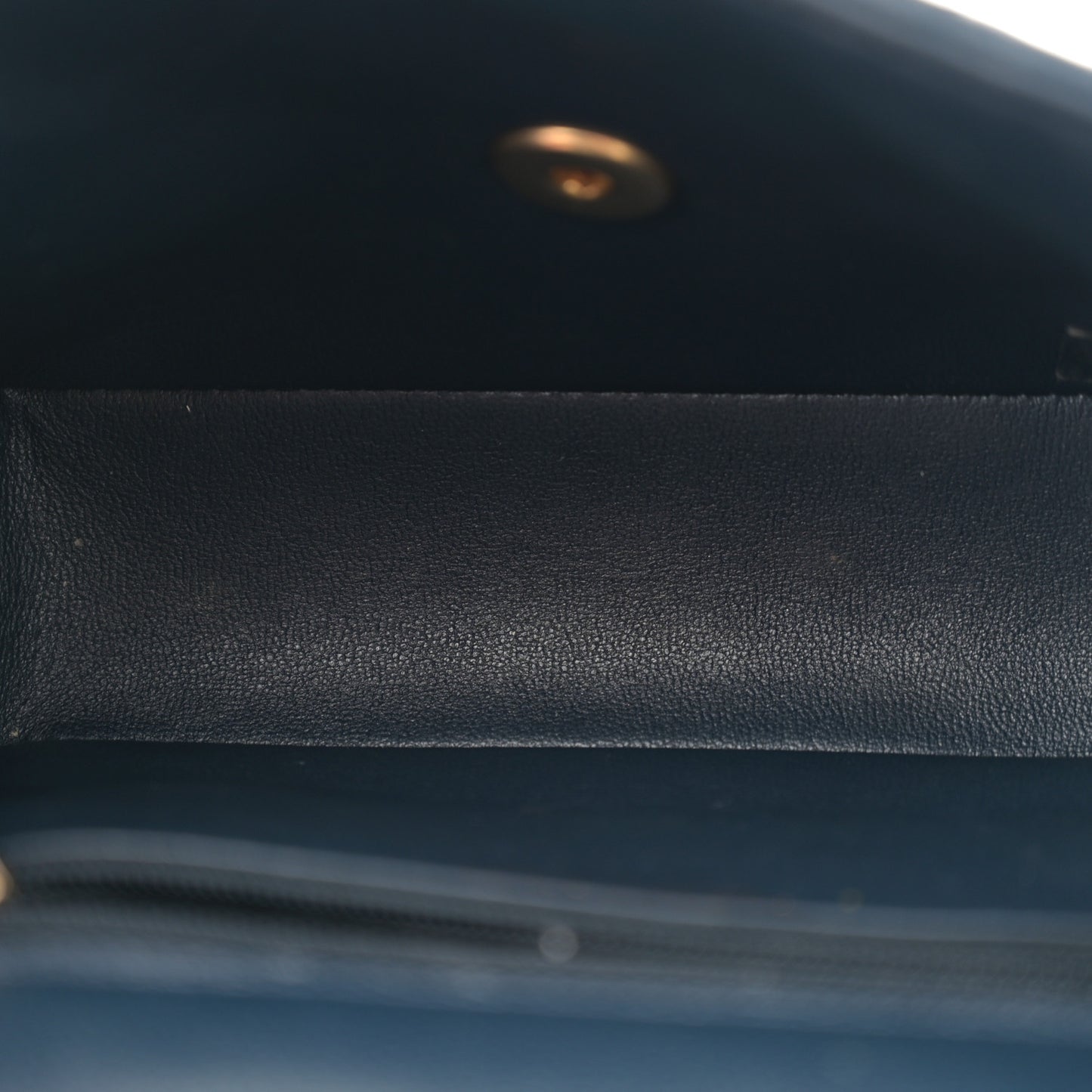 Caviar Quilted Mini Sweet Classic Flap Navy Blue