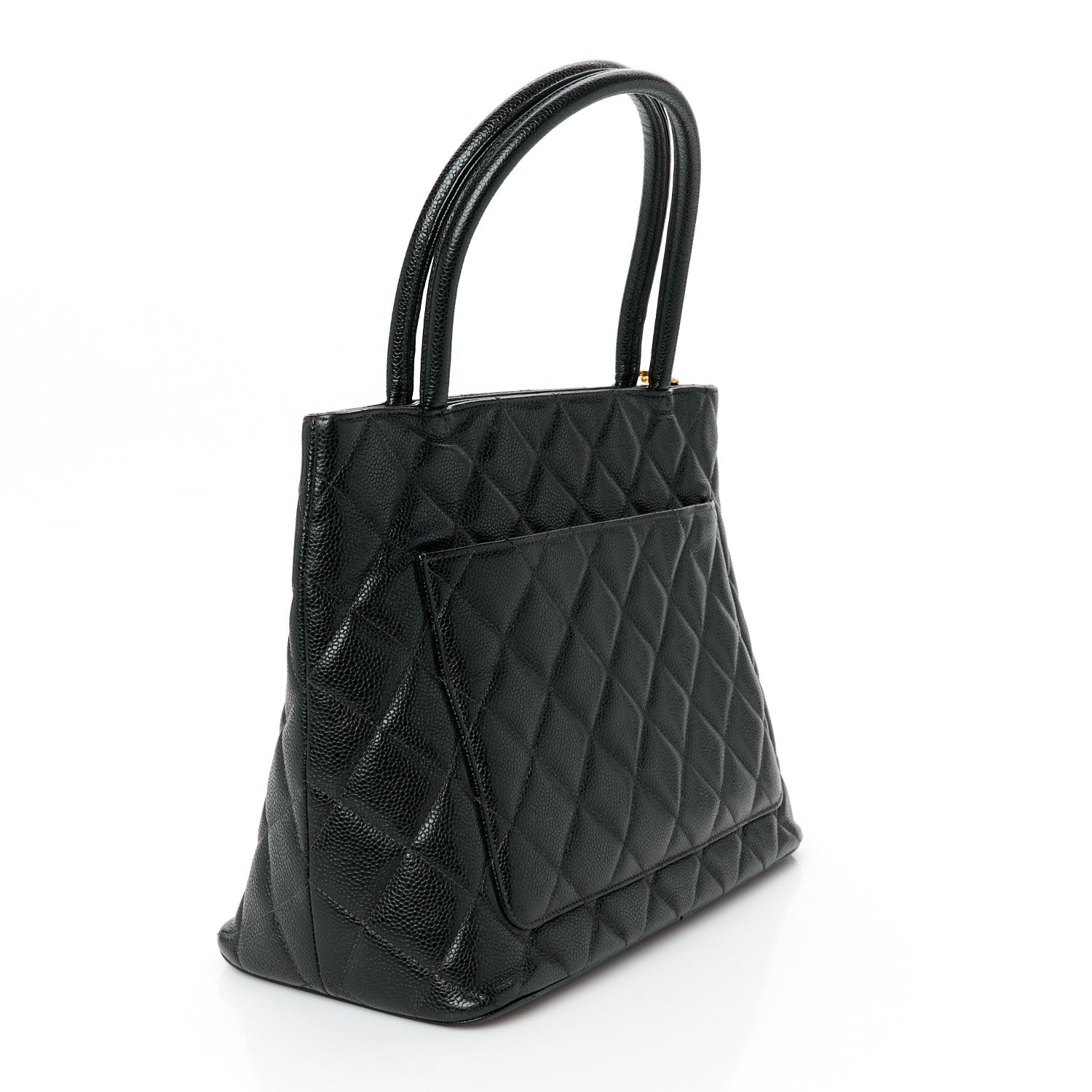Chanel Caviar Quilted Medallion Tote Black 3 of 10