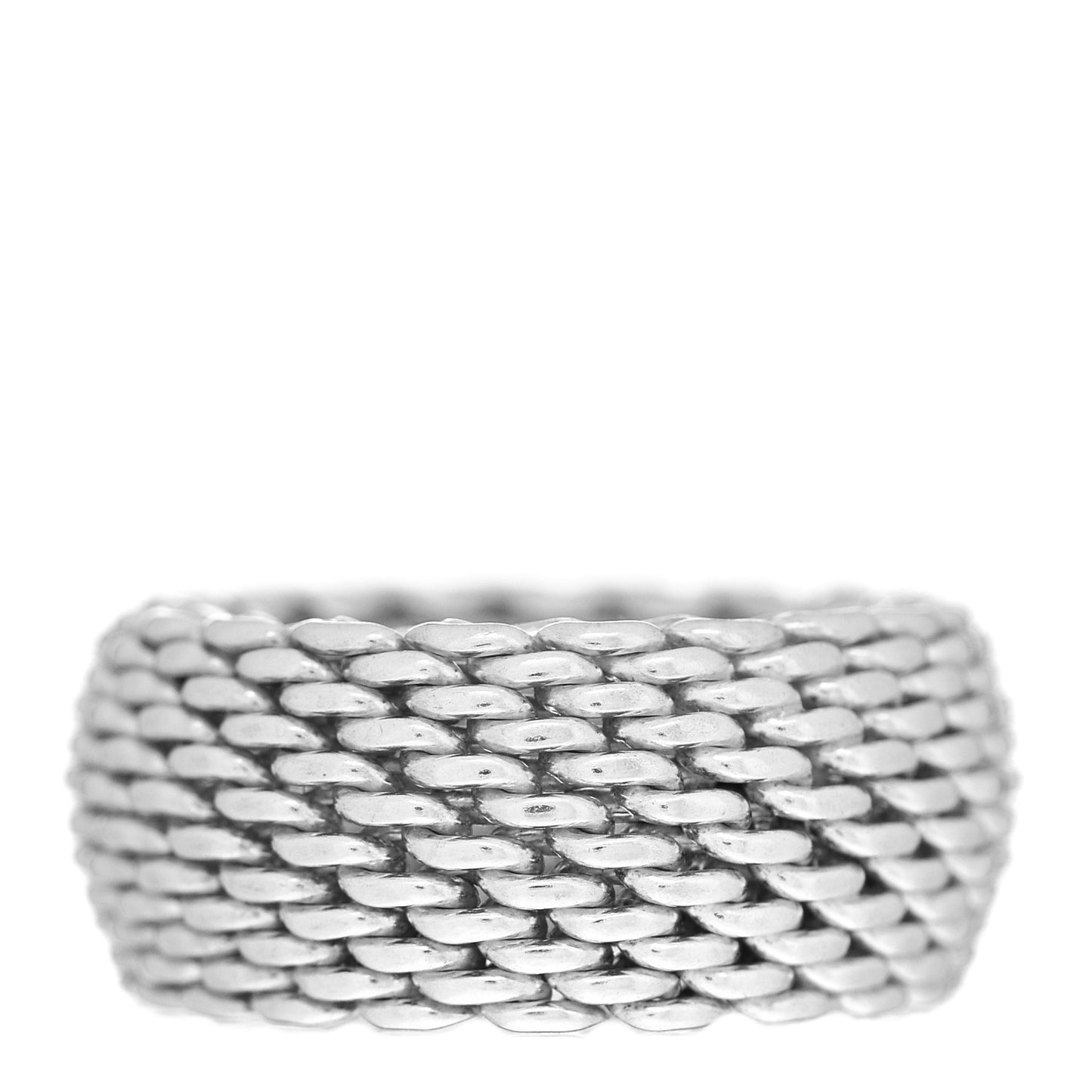 Sterling Silver Somerset Mesh Ring 52 6