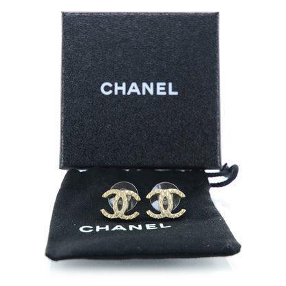 Chanel Quilted CC Earrings Gold 4 of 4