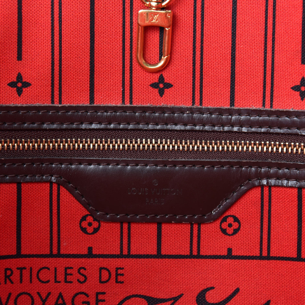 Louis Vuitton Damier Ebene Neverfull MM 8 of 11