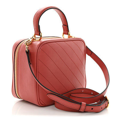Gucci Sakai Be Green Calfskin Diagonal Stitched Blondie Top Handle Bag Pink 3 of 11
