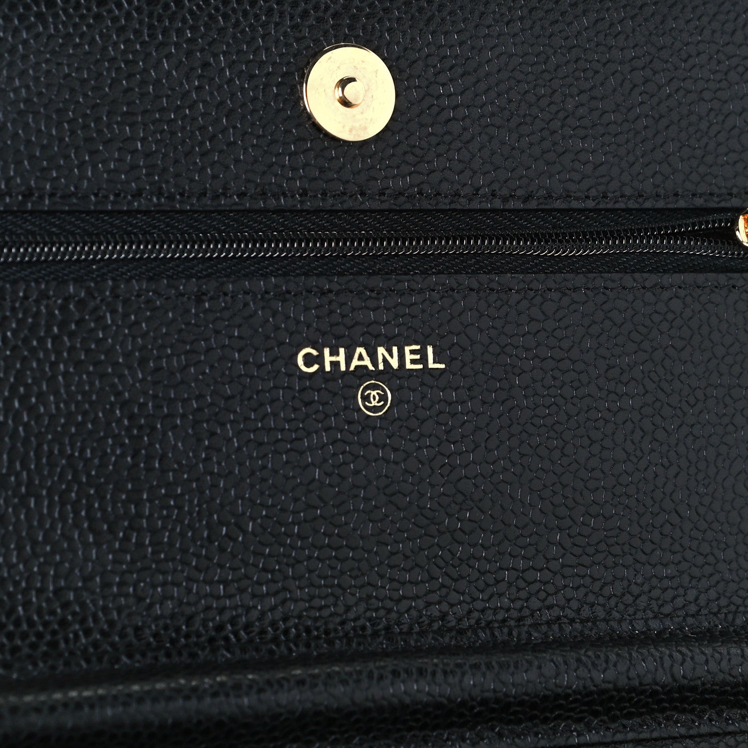 Chanel Caviar Quilted Wallet On Chain WOC Black 6 of 13