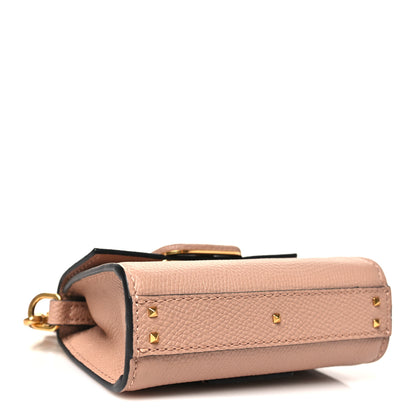 Valentino Garavani Calfskin Micro VSling Top Handle Bag Rose Cannelle 4 of 10