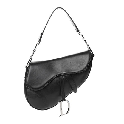 Christian Dior Calfskin Saddle Bag Black 1 of 10