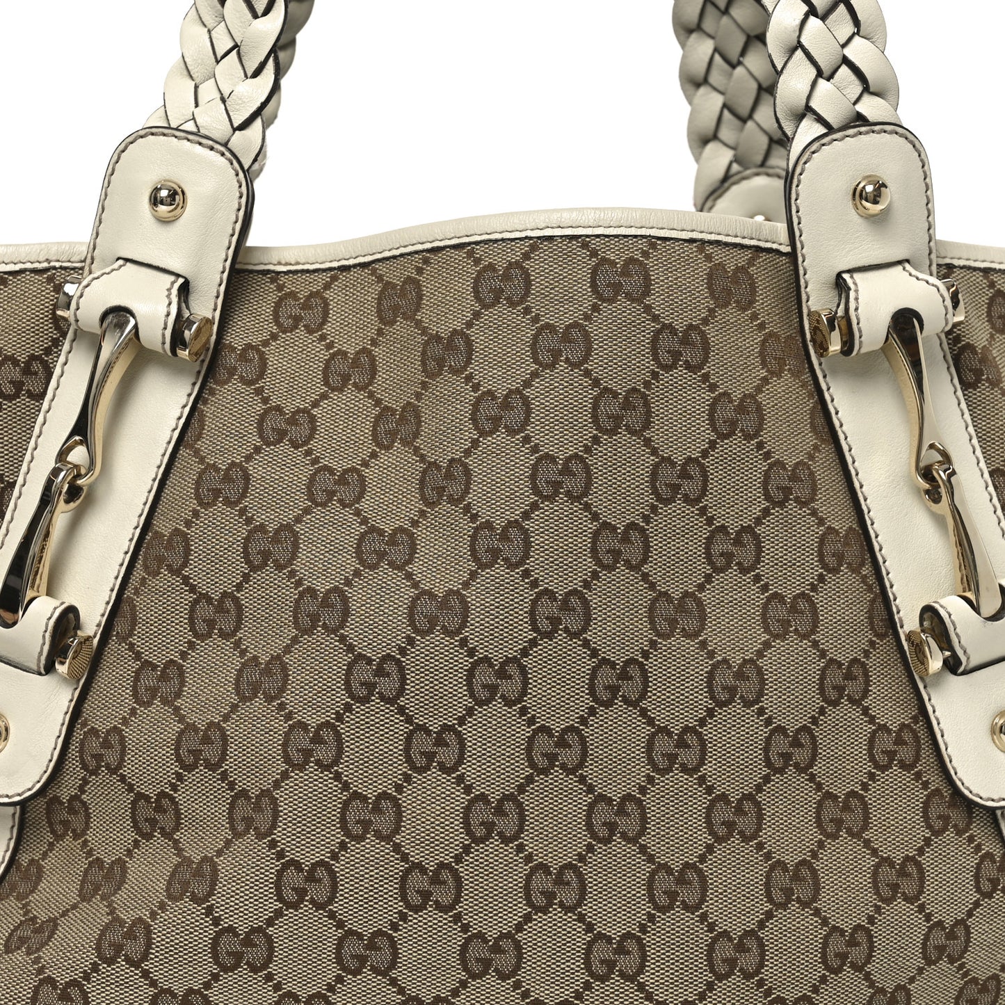 Monogram Medium Pelham Shoulder Bag Off White