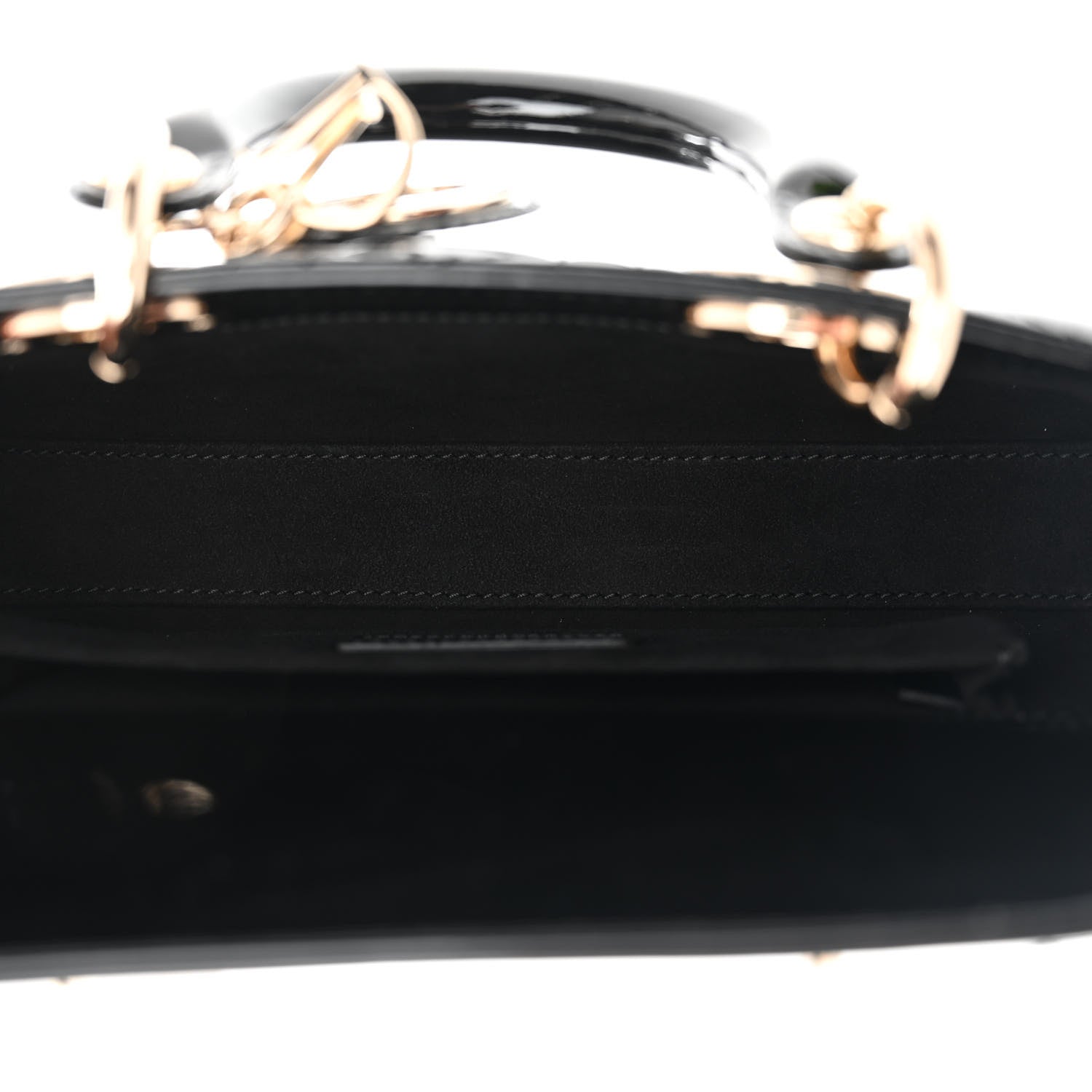 Christian Dior Patent Cannage Small Lady D-Joy Black 5 of 14