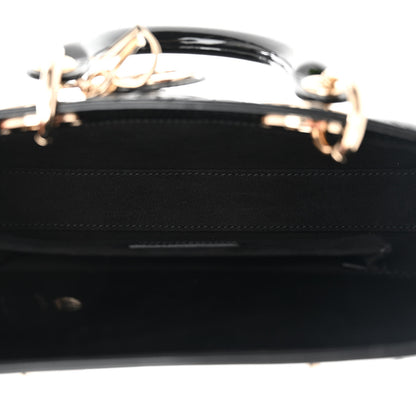 Christian Dior Patent Cannage Small Lady D-Joy Black 5 of 14