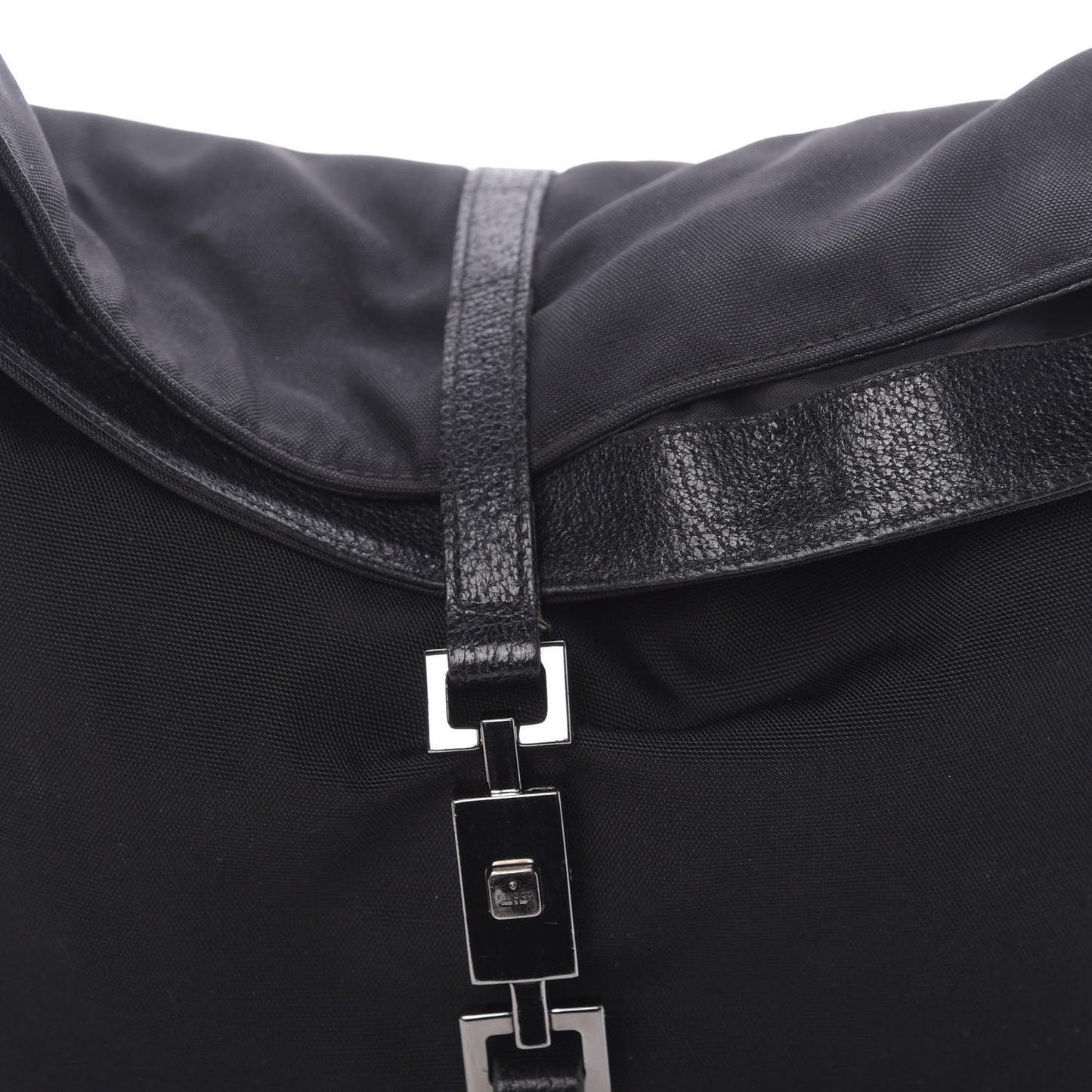 Nylon Shoulder Bag Black