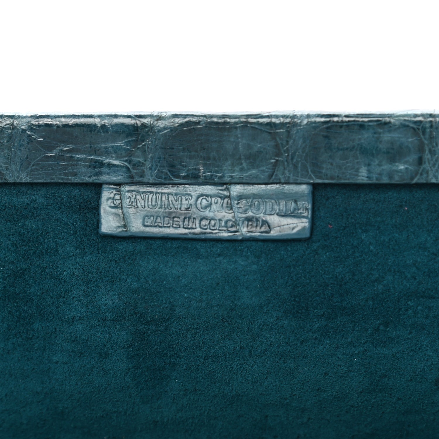 Nancy Gonzalez Crocodile Frame Clutch Blue 8 of 10