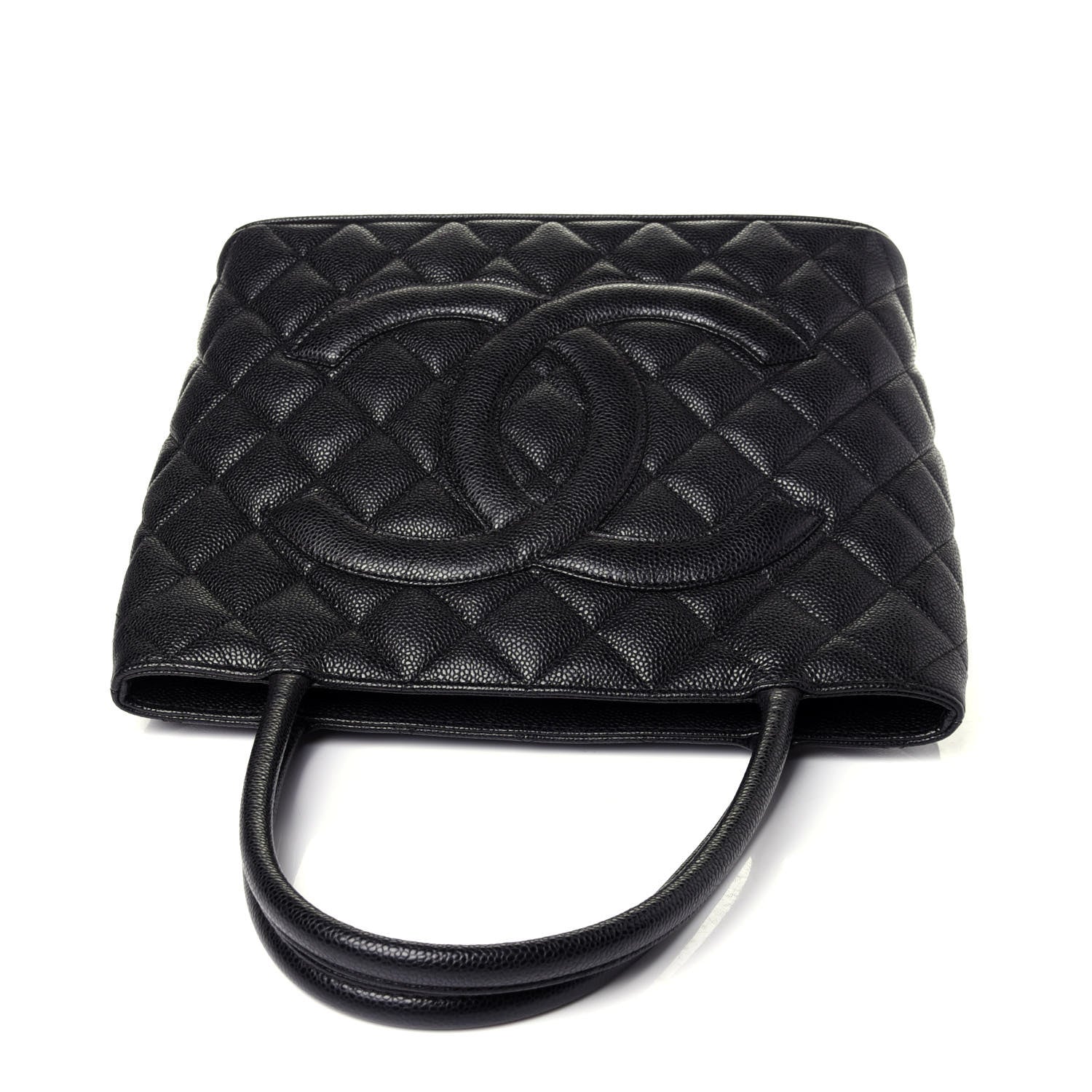 Chanel Caviar Quilted Medallion Tote Black 10 of 10