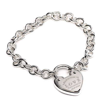 Tiffany Sterling Silver Return to Love Lock Bracelet 1 of 6