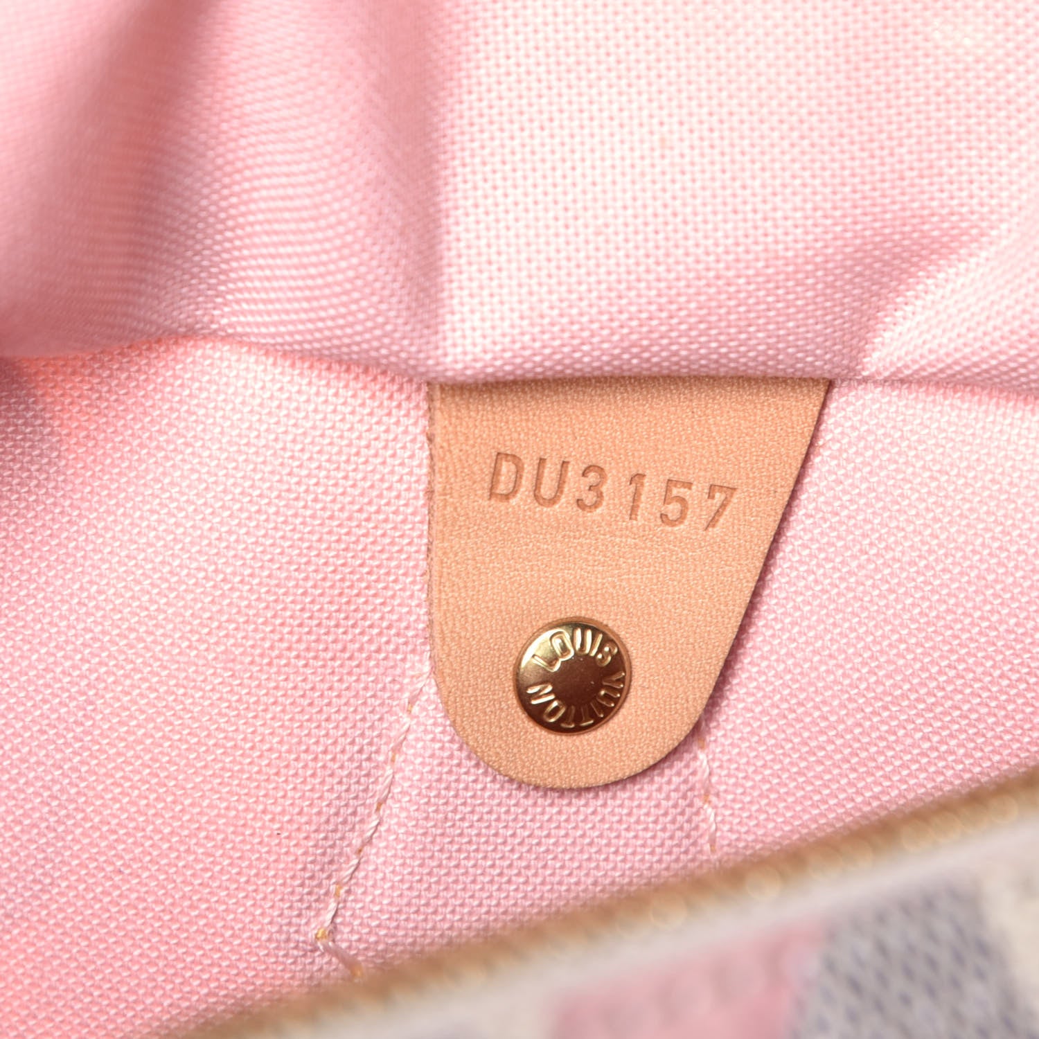Louis Vuitton Damier Azur Tahitienne Speedy Bandouliere 30 Rose Ballerine 14 of 22