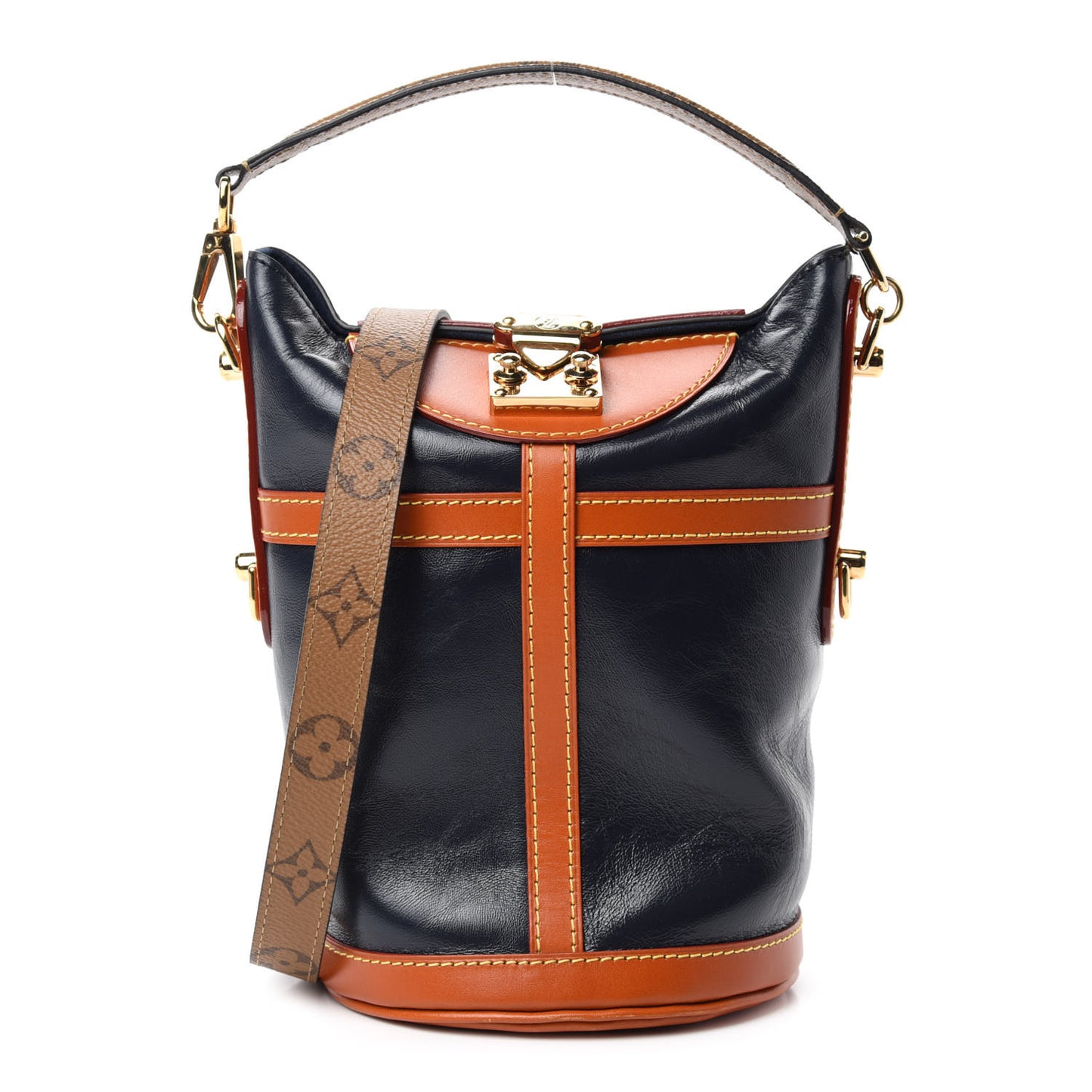 Calfskin Duffle Bag Navy