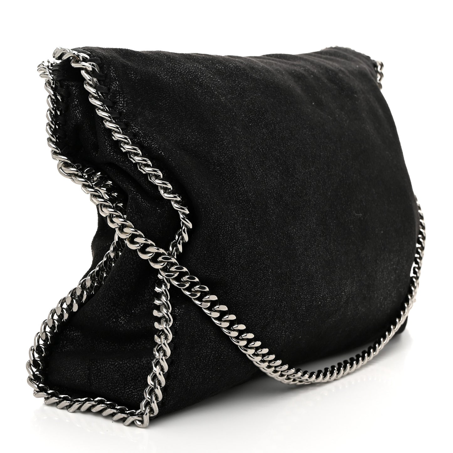 Shaggy Deer Small Falabella Tote Black