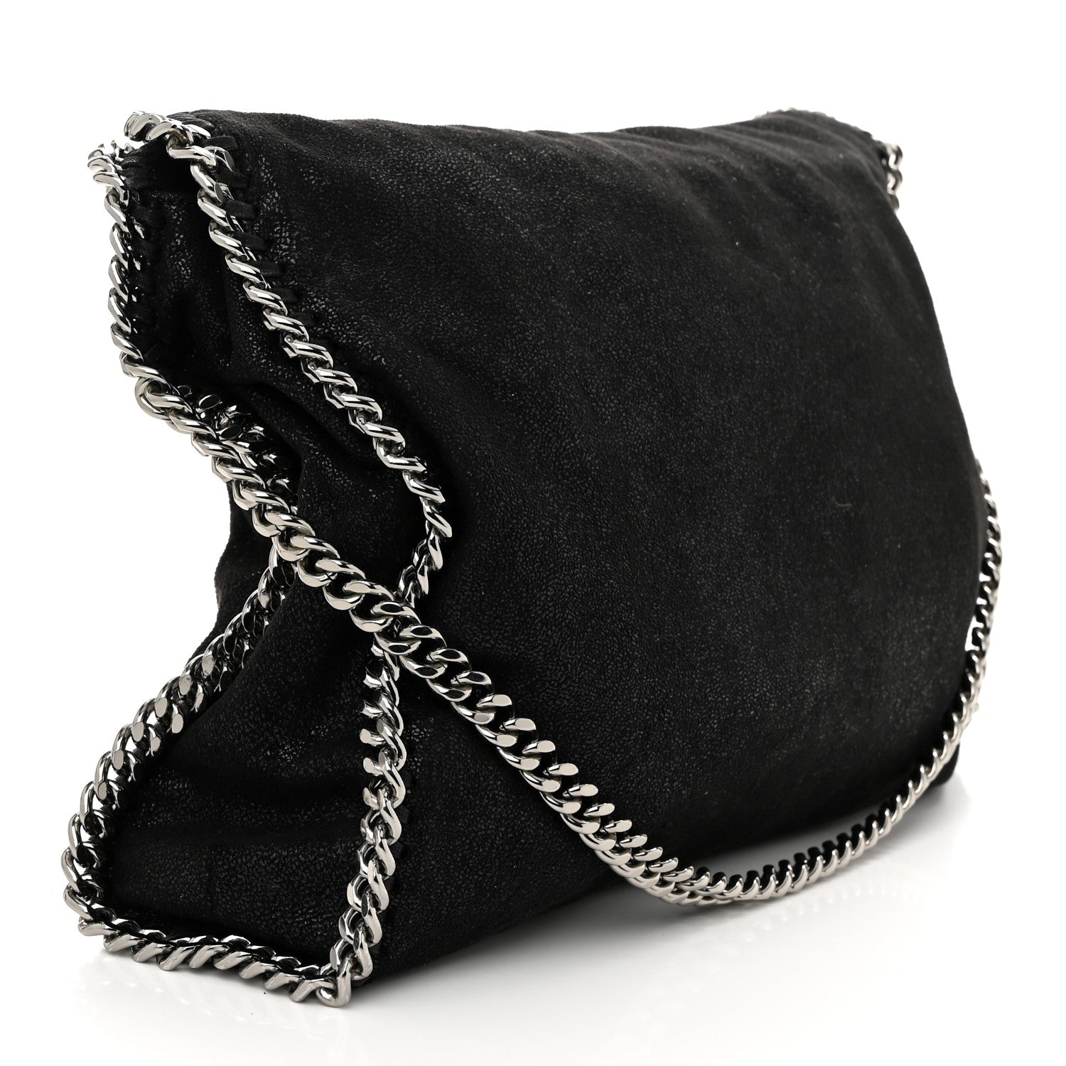 Stella McCartney Shaggy Deer Small Falabella Tote Black 3 of 10