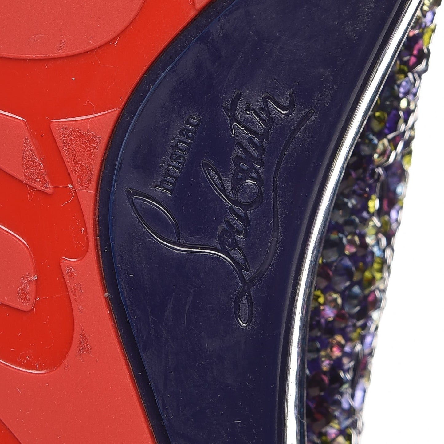 Mens Patent Strass Louis Flat Sneakers 41 Purple Pop