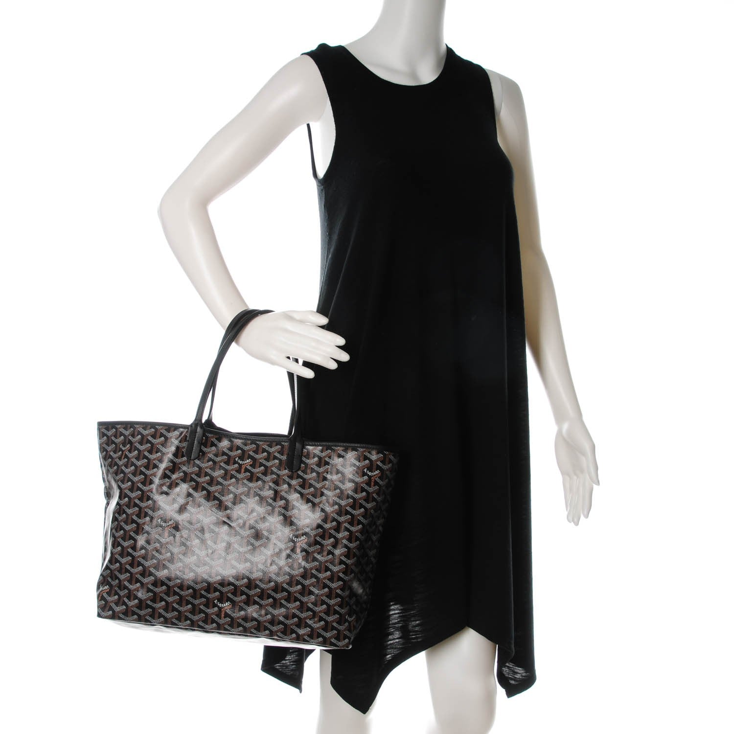 Goyard Goyardine Saint Louis PM Black 2 of 9