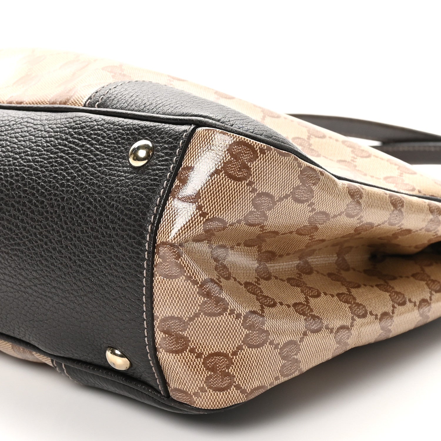 Gucci Crystal Monogram Medium Princy Tote Dark Brown 11 of 11