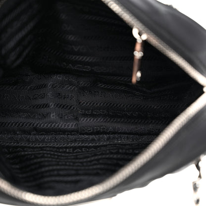 Prada Nylon Tessuto Impuntu Quilted Bandoliera Crossbody Bag Black 5 of 10