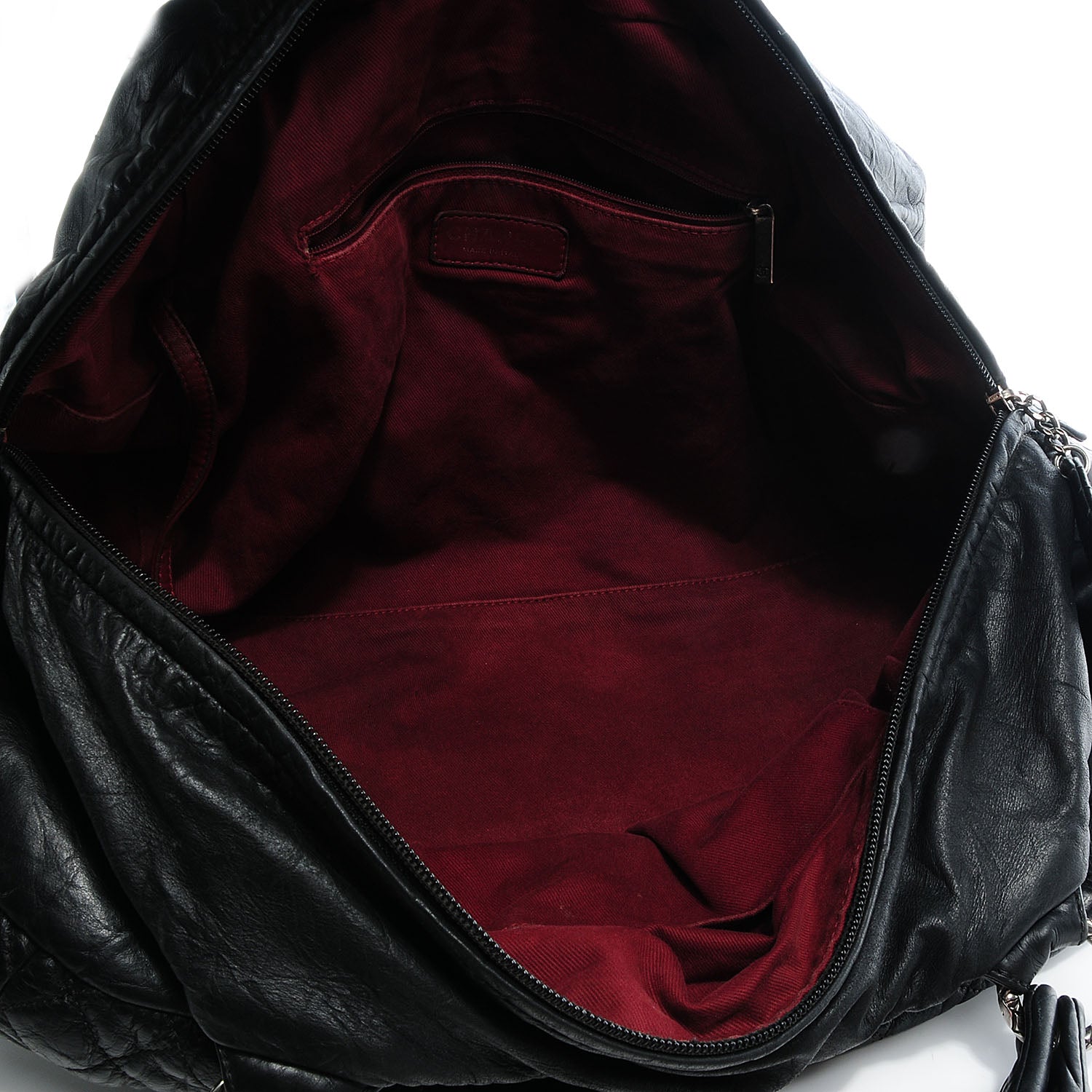 Chanel Aged Calfskin Coco Rider Bowling Bag Black 5 of 7
