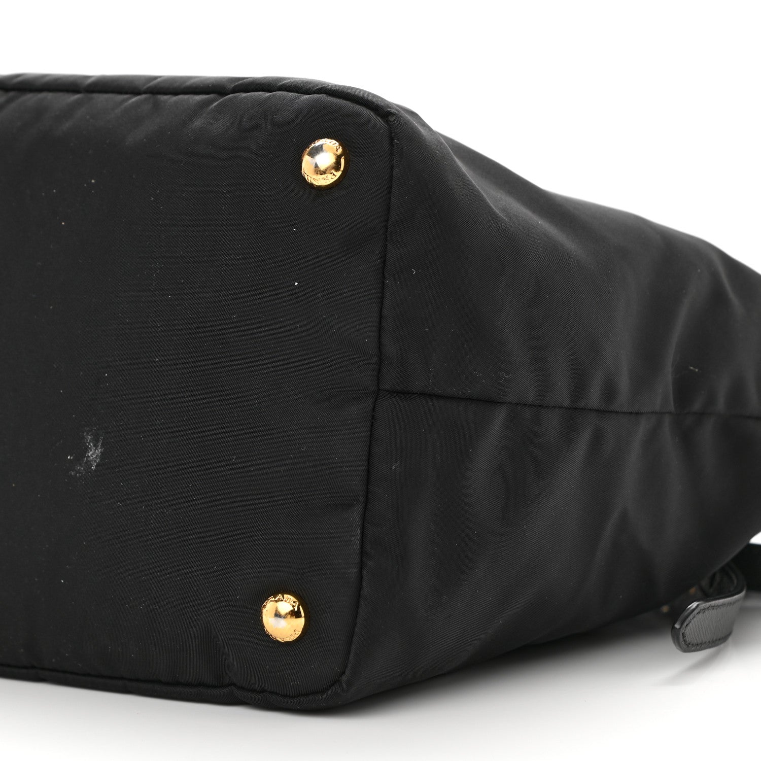 Prada Tessuto Nylon Saffiano Tote Black 10 of 14