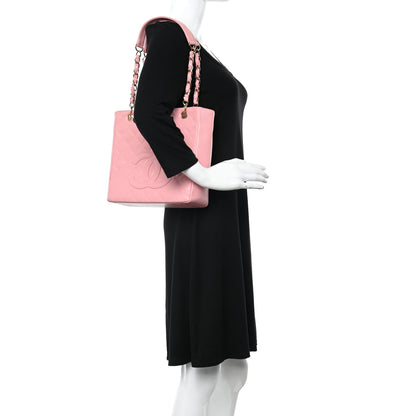 Chanel Caviar Quilted Petit Shopping Tote PST Pink 2 of 16