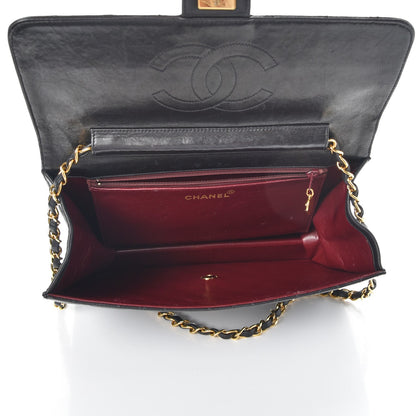 Chanel Lambskin Quilted Medium Single Flap Black 5 of 11