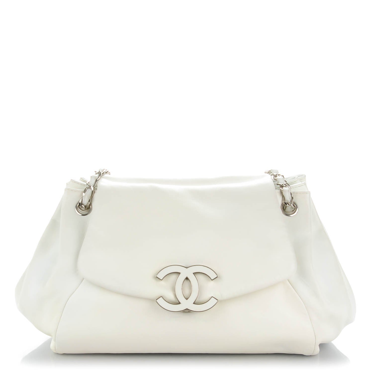 Chanel Lambskin Sensual Accordion Flap White 1 of 7