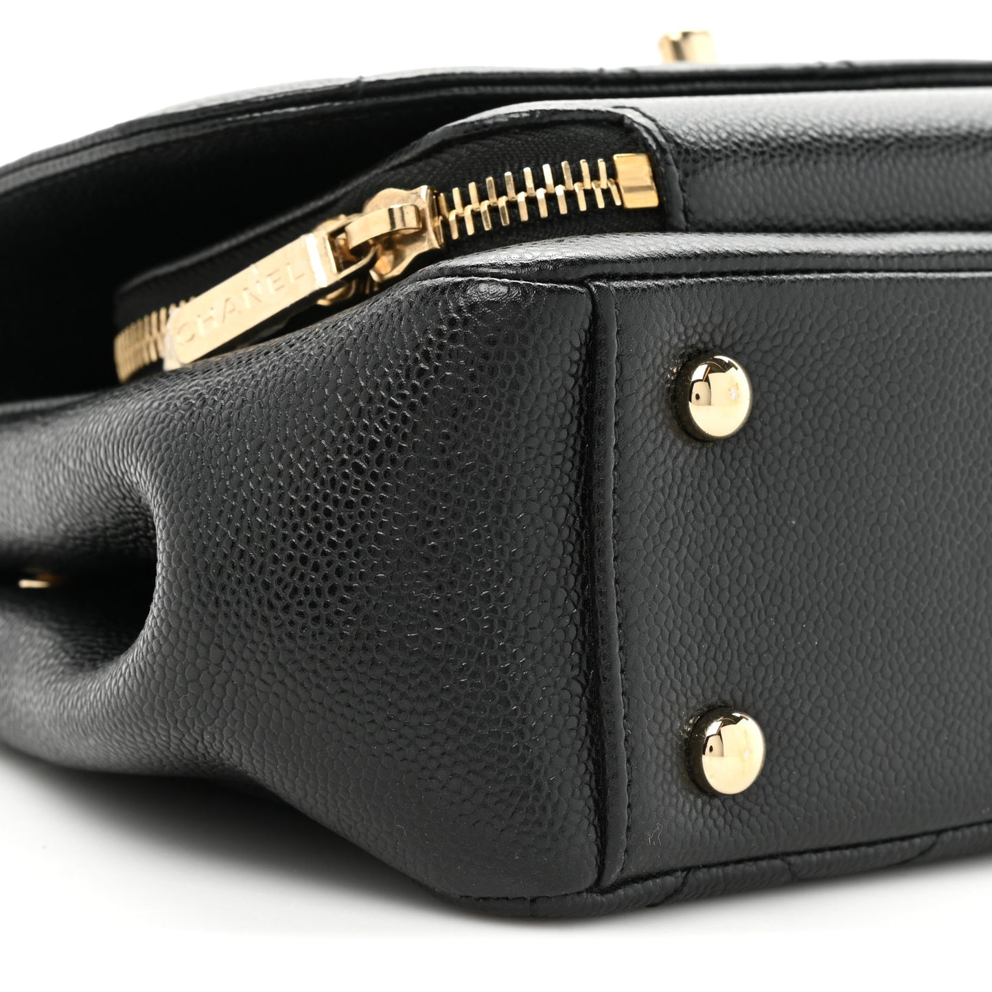 Caviar Quilted Small Business Affinity Flap Black
