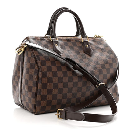 Louis Vuitton Damier Ebene Speedy Bandouliere 30 3 of 11