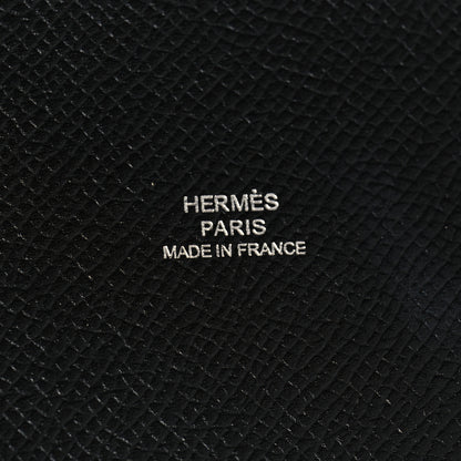 Hermes Epsom Calvi Pouch Black Cactus 10 of 15