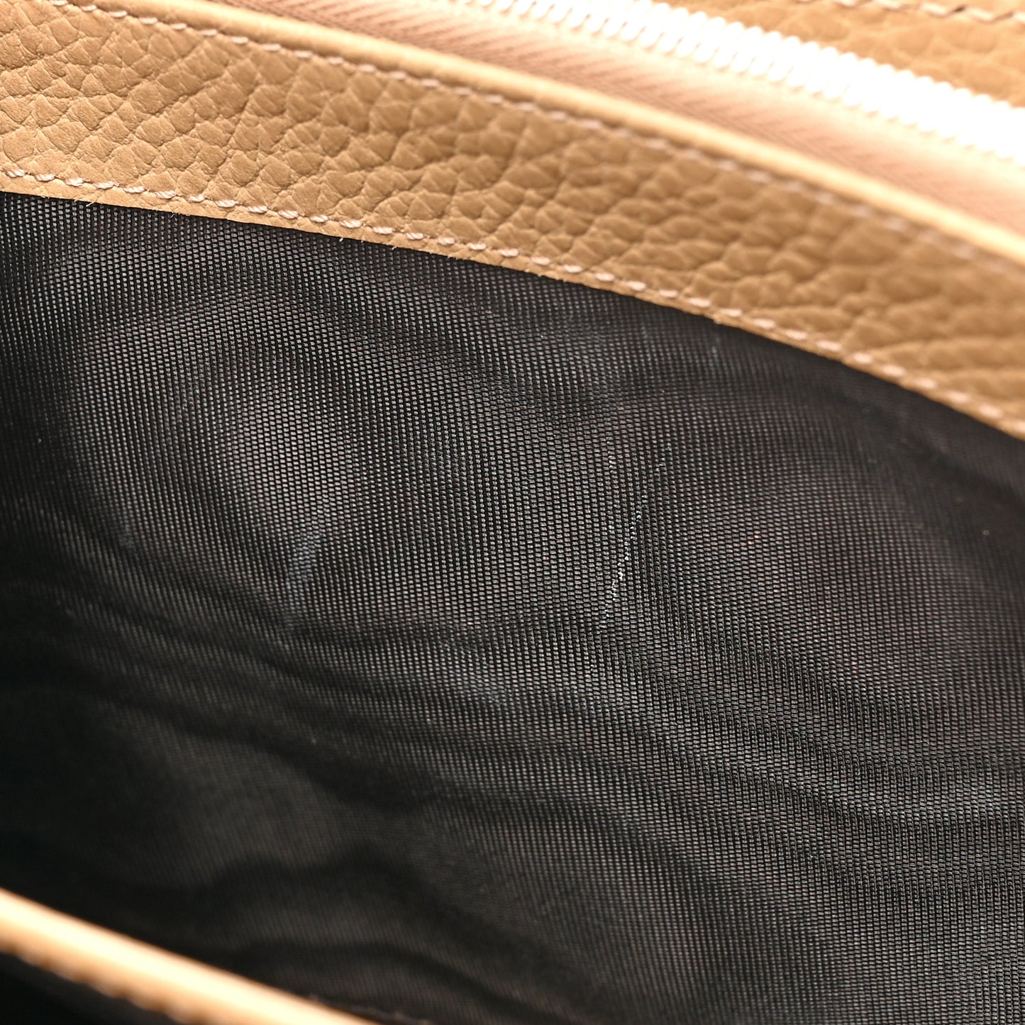 Dollar Calfskin Crystal Mini Dionysus Chain Wallet Natural Tan Black Diamond