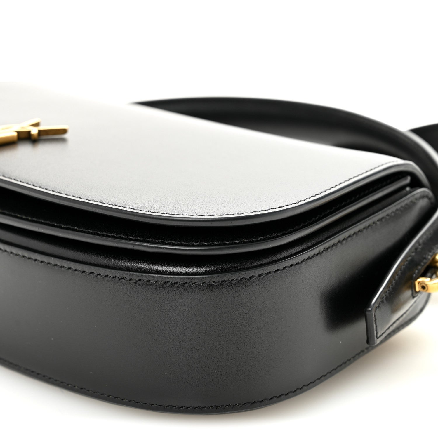 Saint Laurent Box Calfskin Voltaire Top Handle Crossbody Bag Black 9 of 9