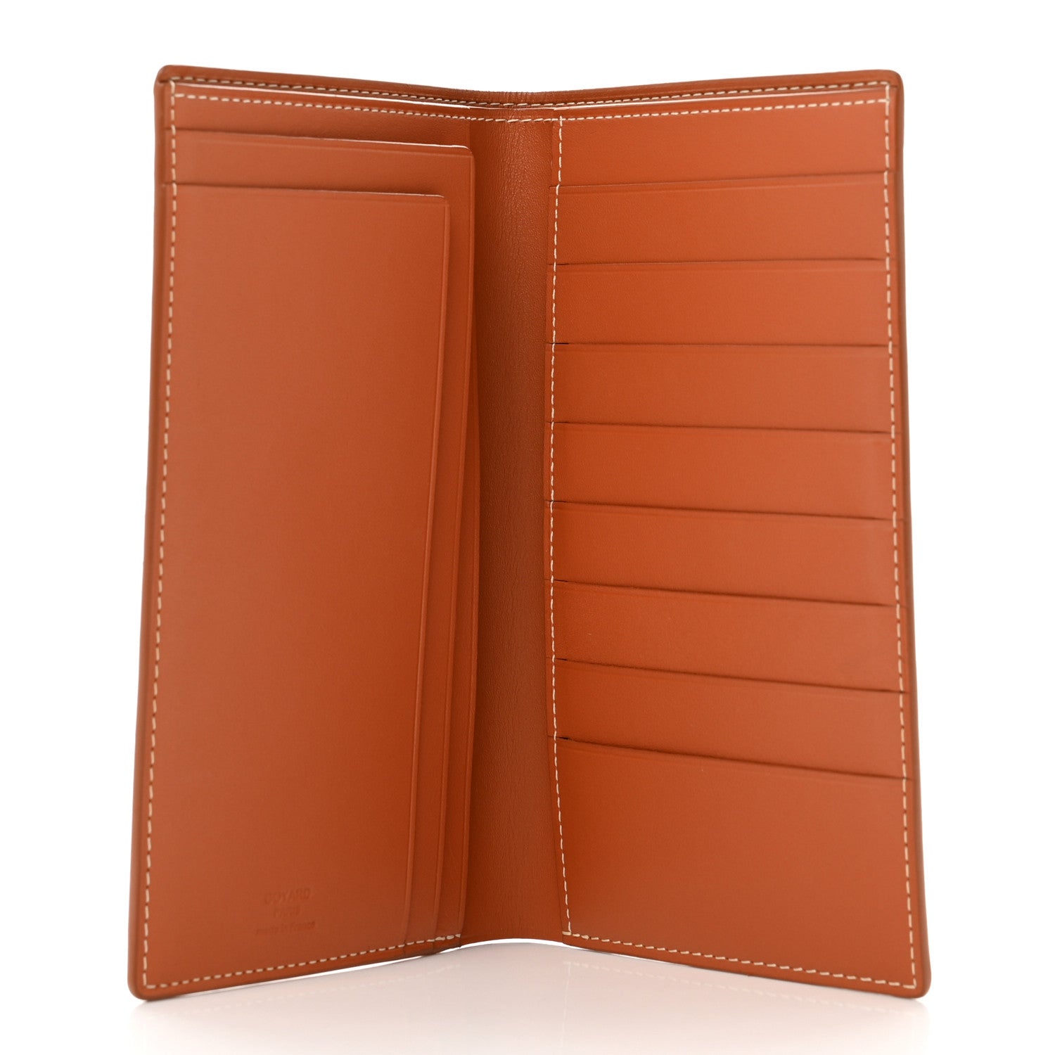 Goyard Calfskin Long Bi-Fold Wallet Gold 5 of 7