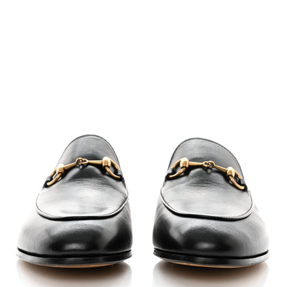 Gucci Lambskin Womens Brixton Horsebit Loafers 37 Black 2 of 9