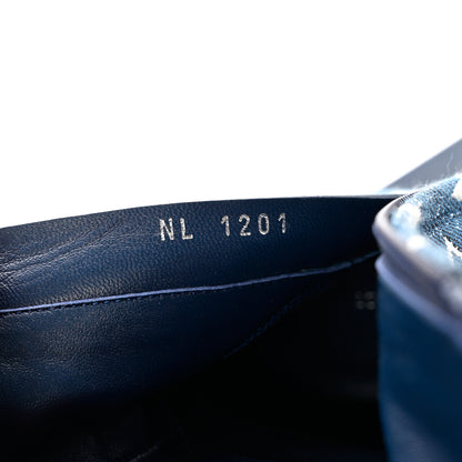 Louis Vuitton Denim Monogram Silhouette Ankle Boots 36 Navy Blue 8 of 10