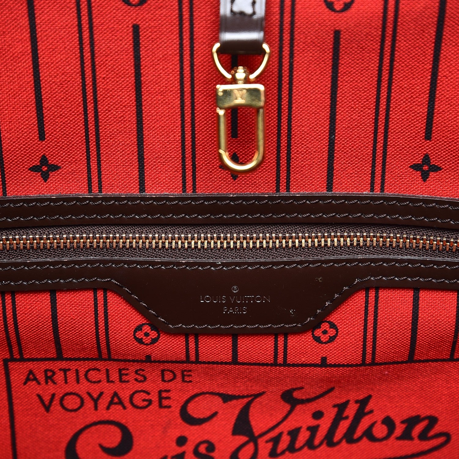 Louis Vuitton Damier Ebene Neverfull MM 7 of 11
