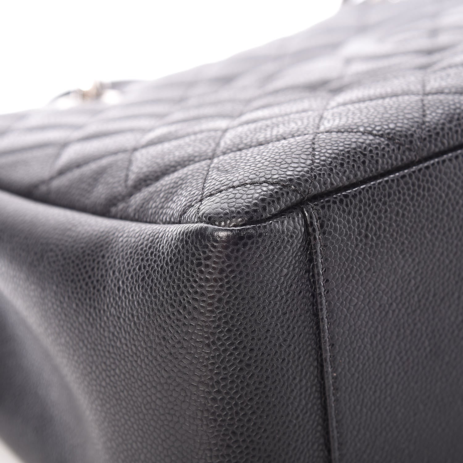 Chanel Caviar Quilted Grand Shopping Tote GST Black 8 of 12