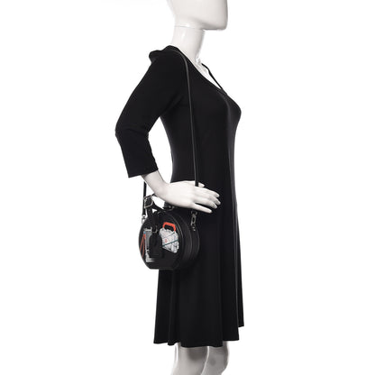 Louis Vuitton Calfskin Vintage Stickers Petite Boite Chapeau Black 2 of 10