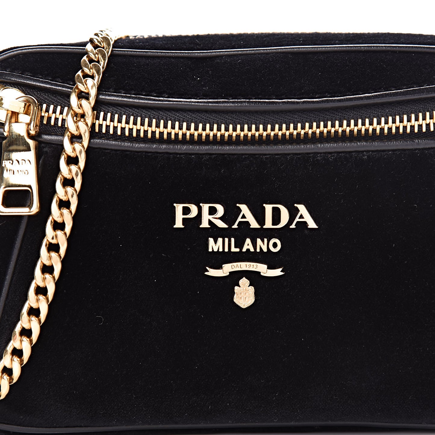 Velluto Belt Bag Black