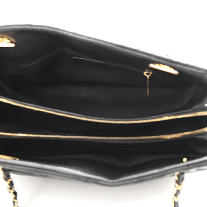 Chanel Caviar Quilted Timeless CC Soft Tote Black 5 of 11